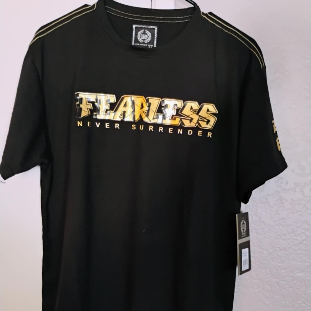 Fearless Black Graphic Tee